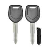 Mitsubishi Transponder Key Shell | MIT17 MIT3 | 2 Pack