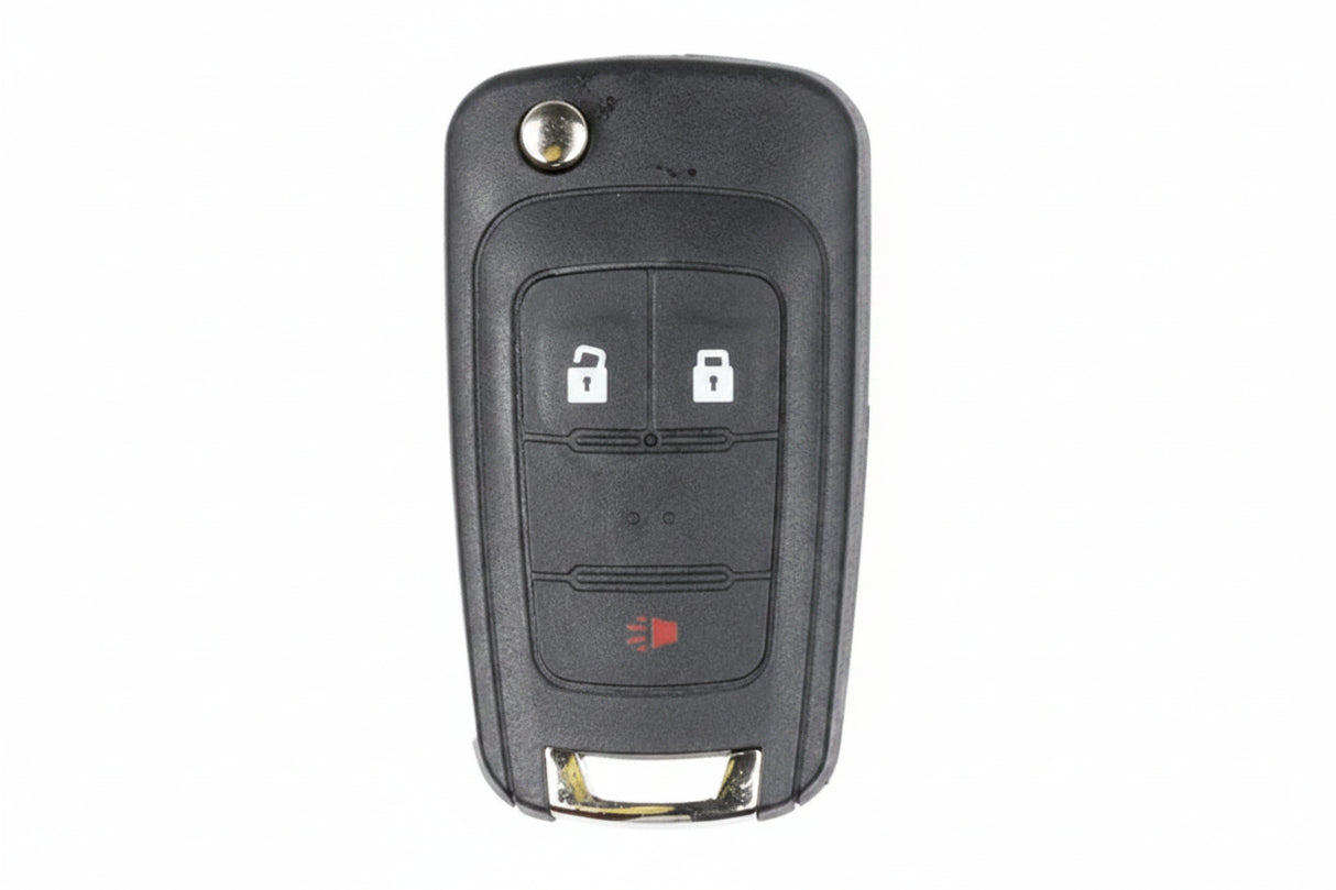 2010-2019 GM | 3-Button Flip Key Shell | OHT01060512 | AFTERMARKET
