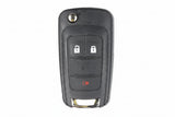 2010-2019 GM | 3-Button Flip Key Shell | OHT01060512 | AFTERMARKET