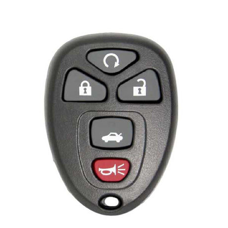 2004-2012 GM 5-Button Keyless Entry Remote | PN: 5927407 | KOBGT04A | Aftermarket