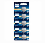 Philips CR1620 3V Lithium Battery 5-Pack