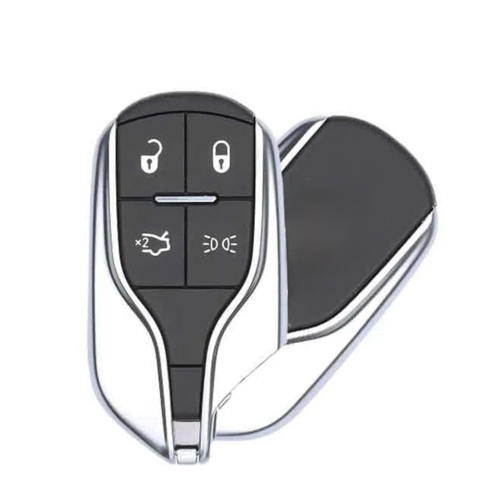 2014-2019 Maserati Ghibli / Quattroporte / 4-Button Smart Key W/ Lights / PN: 670019934 / M3N-7393490 / AFTERMARKET