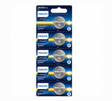 Philips CR2032 3V Lithium Battery 5-Pack
