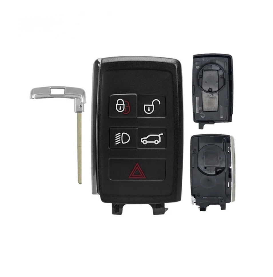 2018-2025 Jaguar / Land Rover Smart Key Shell Case w/ Hatch 5 Buttons / K0BJXF18A