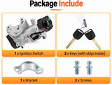 Honda Accord CR-V Civic Odyssey Ignition Switch Cylinder Lock Trans+2 Key Shells and Chip ID46 | Aftermarket