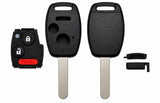 GTL - Honda 3-Button Remote Key Shell with Pad