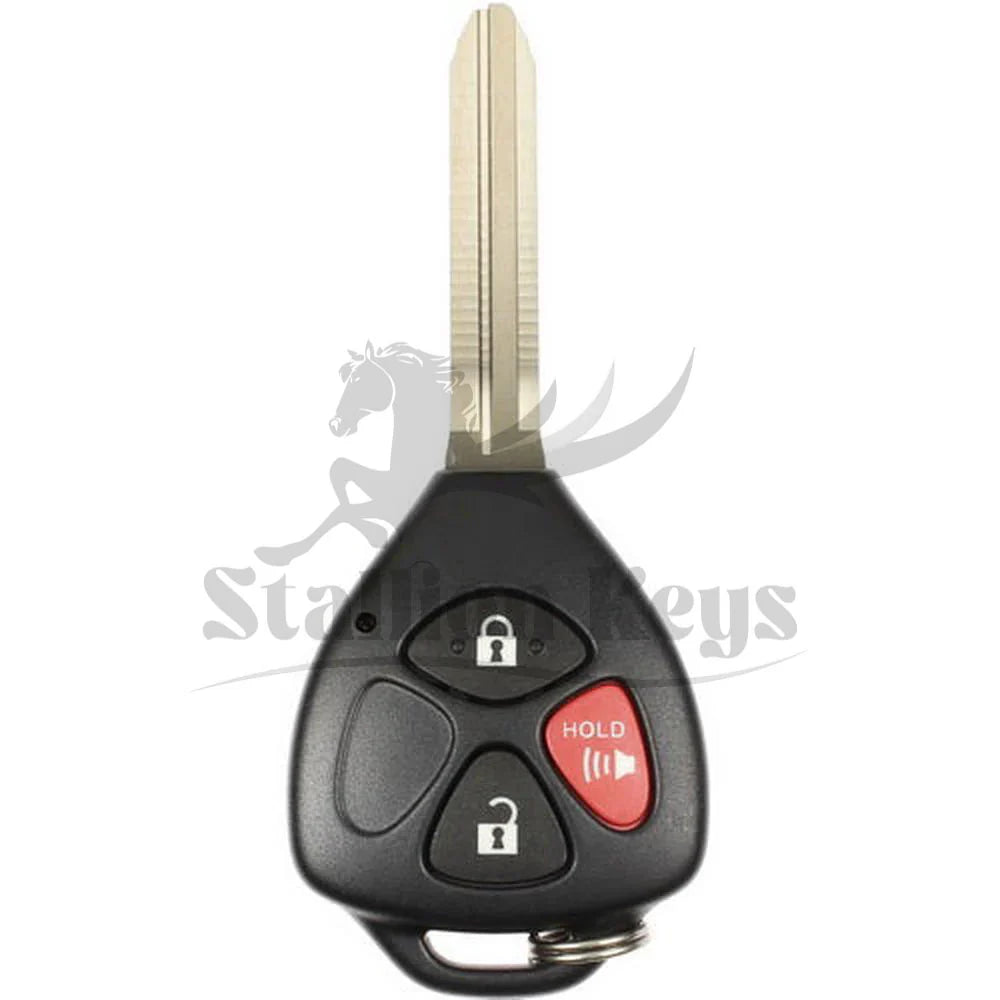 2008-2012 Toyota Matrix / Venza / 3-Button Remote Head Key / PN: 89070-0T030 / GQ4-29T / 4D 67 / AFTERMARKET