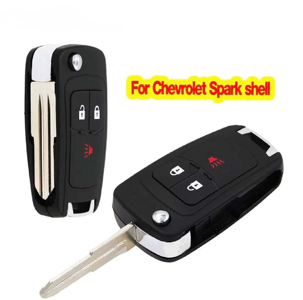 2013-2015 Chevrolet / 3-button Flip Key SHELL for OHT01060512 / AFTERMARKET