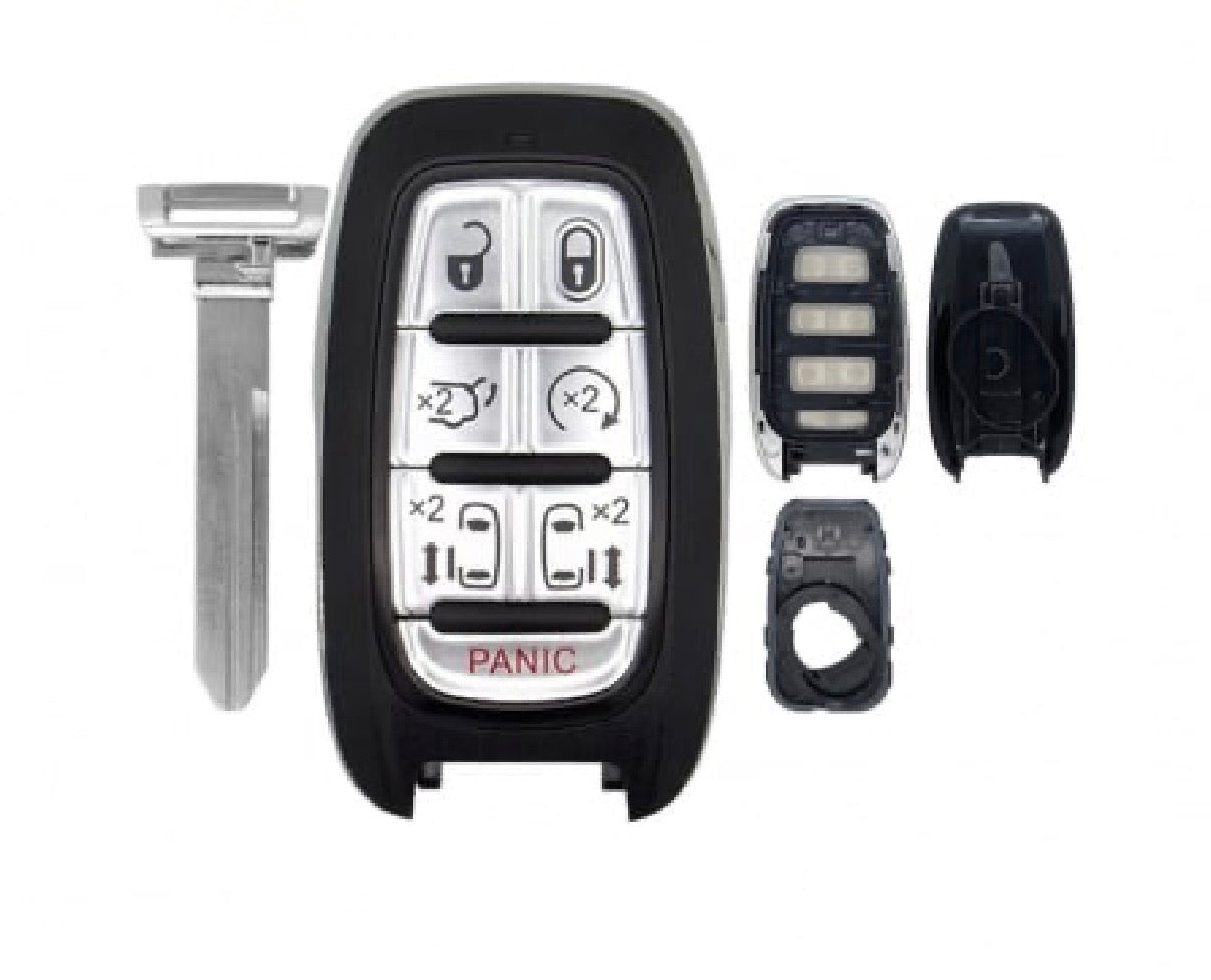 2017-2021 Chrysler Pacifica / Voyager / 7-Button Smart Key SHELL ONLY / PN: 68217832AC / M3N-97395900 / AFTERMARKET