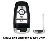 2017-2022 Ford / 4-Button Smart Key SHELL for M3N-A2C93142300