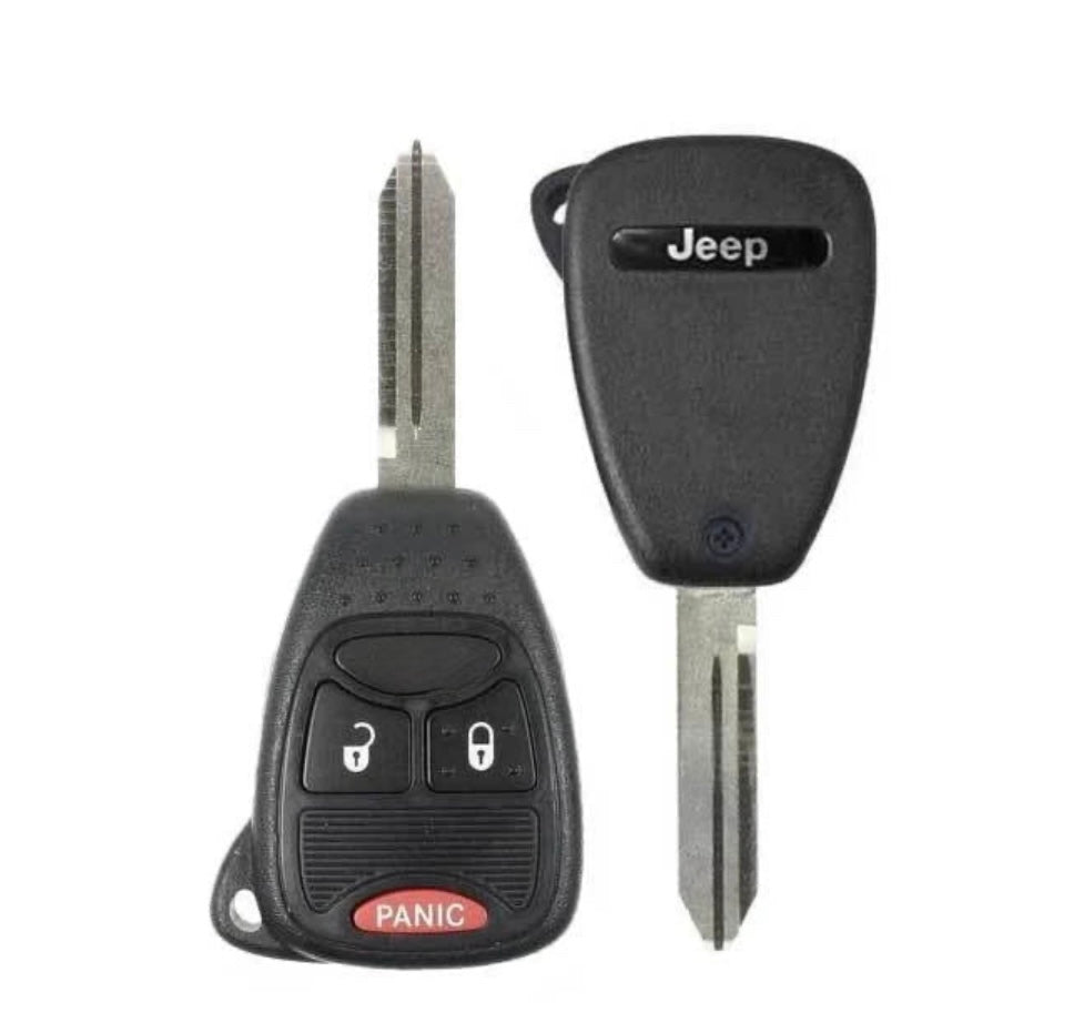 2004-2014 Chrysler / Dodge / Jeep / 3-Button Remote Head Key / PN: 68001705AB / OHT692427AA / OEM REFURB