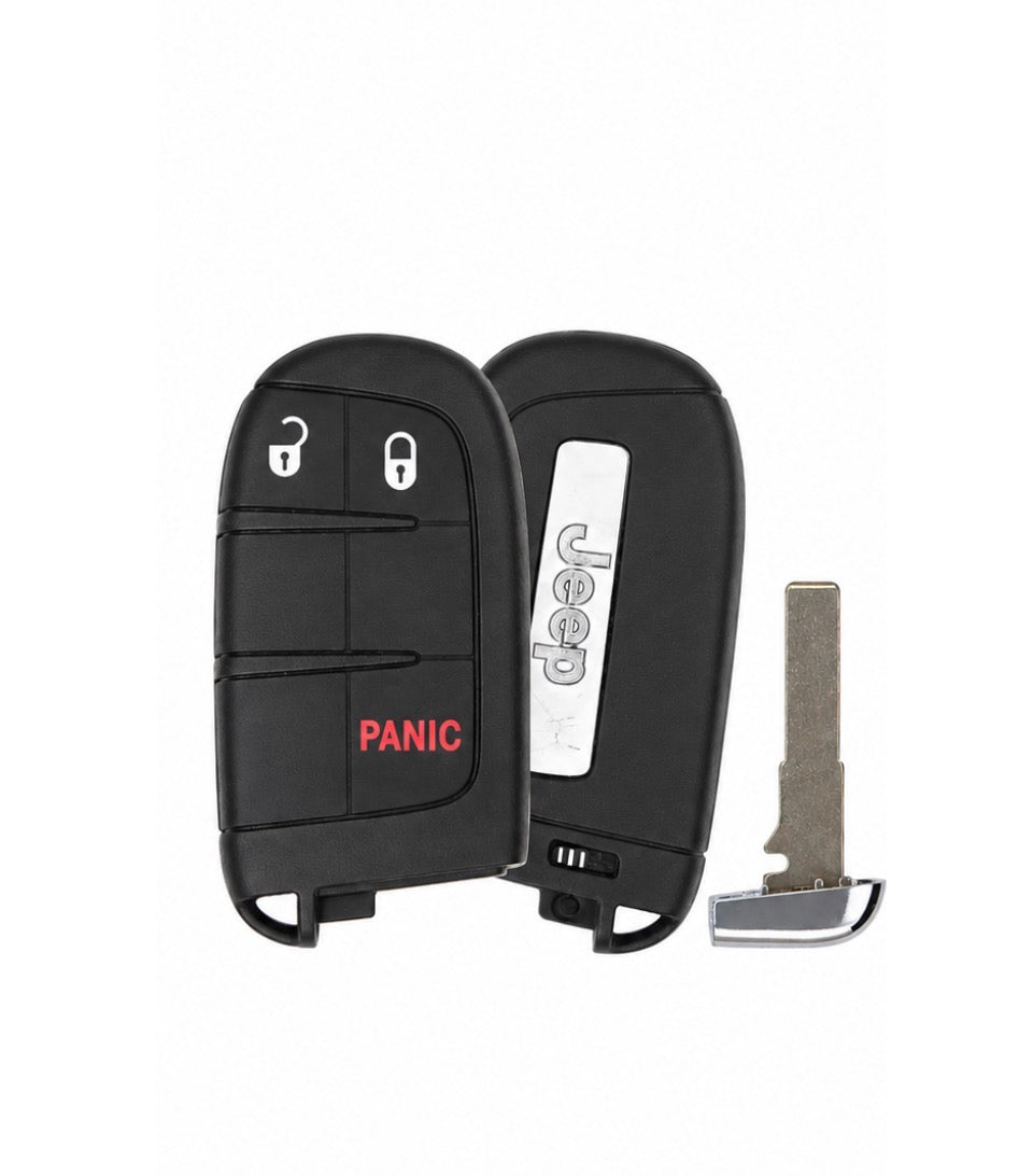 2017-2026 Jeep Compass | 3/4/5-Button Smart Key | PN: 68250350AA | 68250337AB | 68250343AB | M3N-40821302 | ID4A | OEM