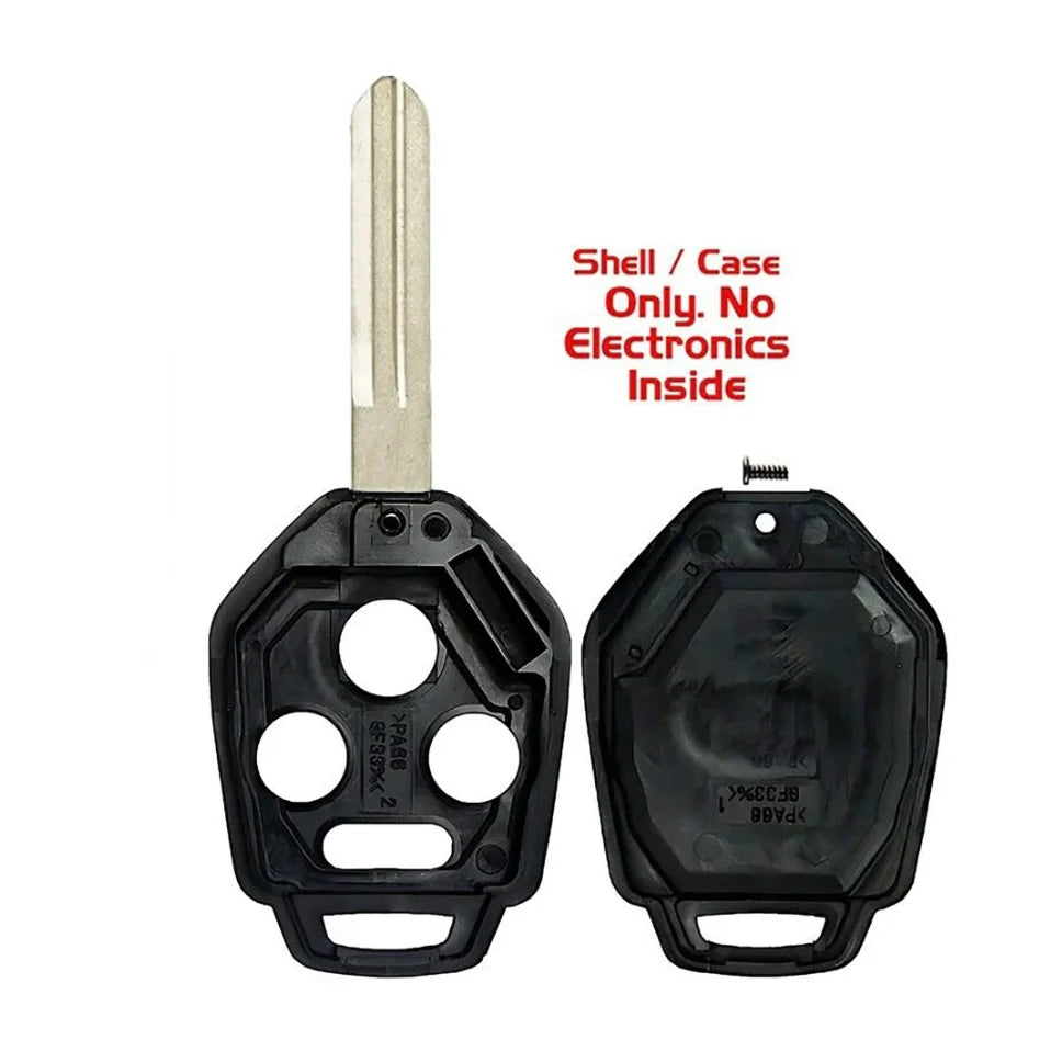 2008-2014 Subaru / 4-Button Remote Head Key SHELL / SUB1 / DA34 / CWTWBU766, CWTWB1U811 / AFTERMARKET