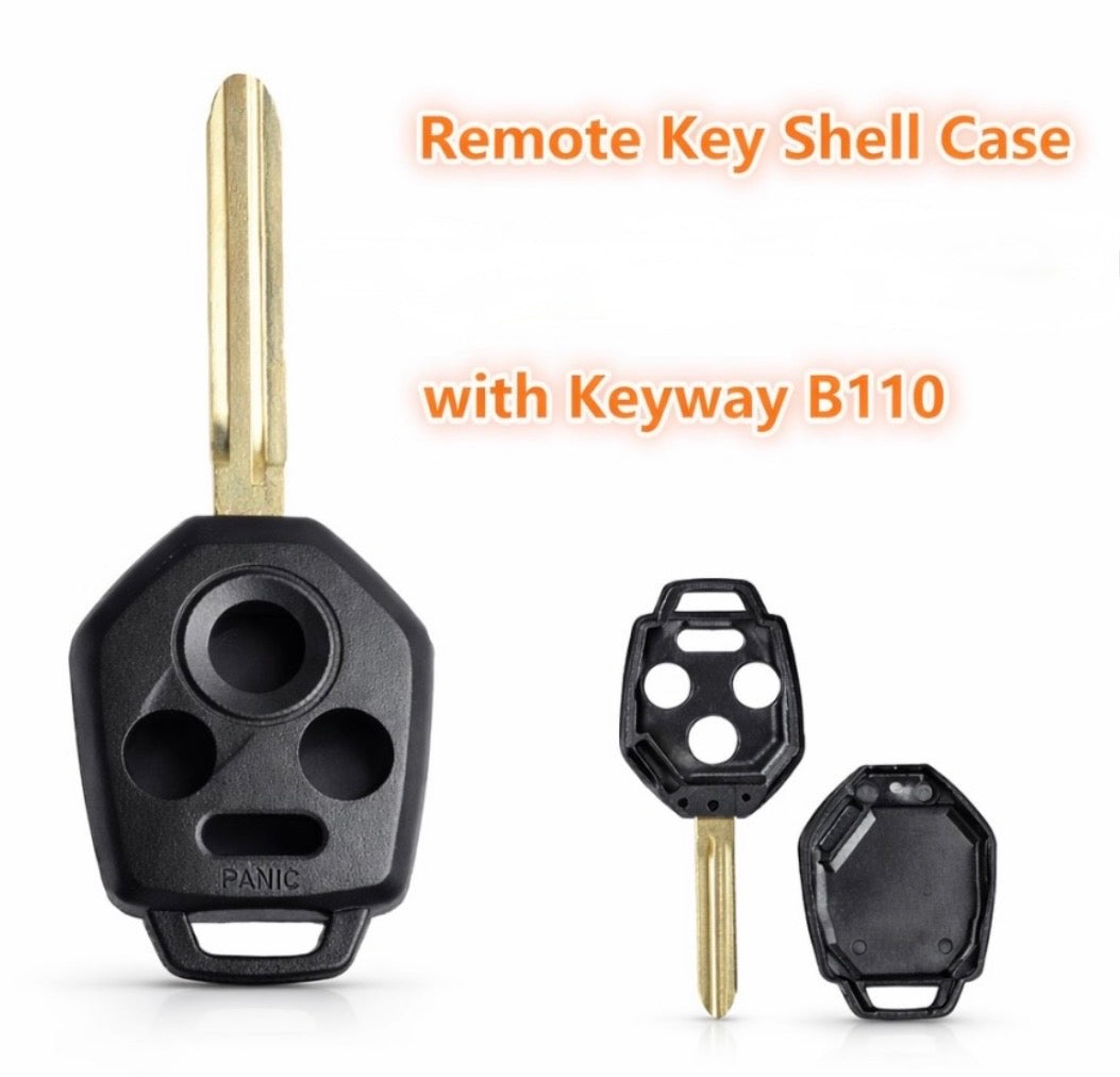 2012-2026 Subaru / 4-Button Remote Head Key SHELL / B110 / AFTERMARKET