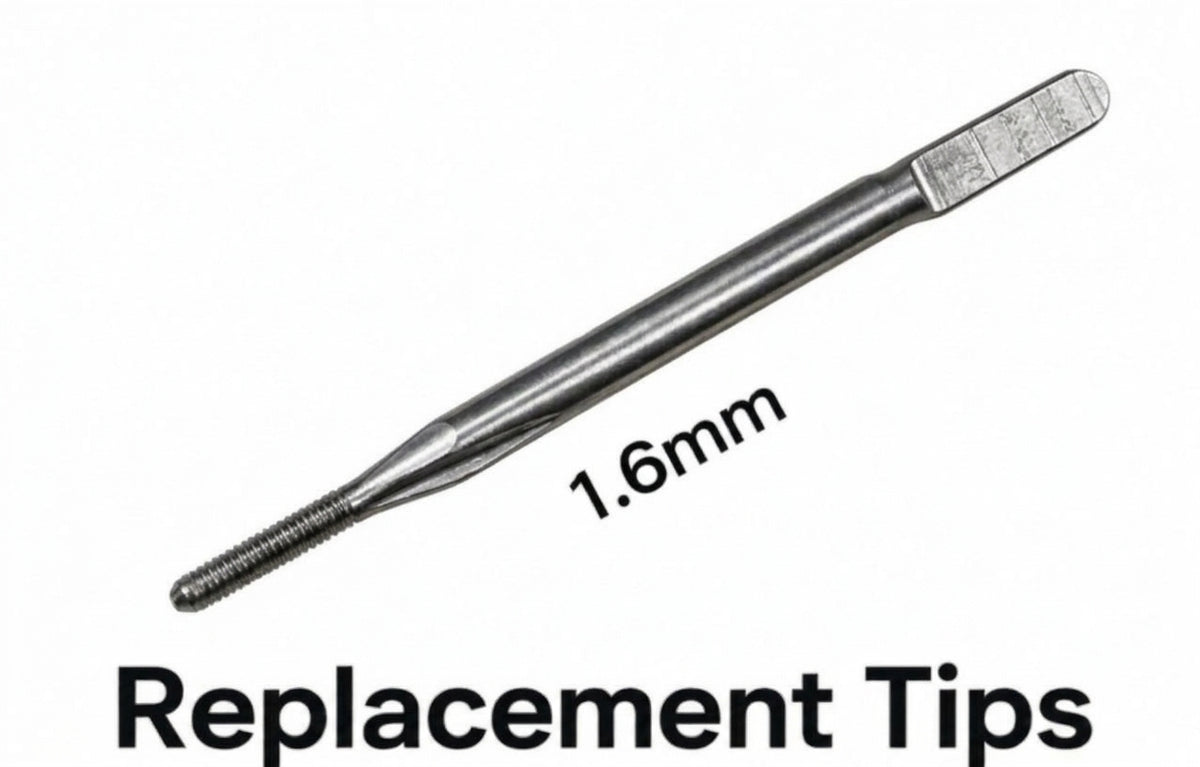 Replacement Tips for Honda/Acura Ignition Roll-Pin Removal Kit | 1.2mm or 1.4mm or 1.6mm