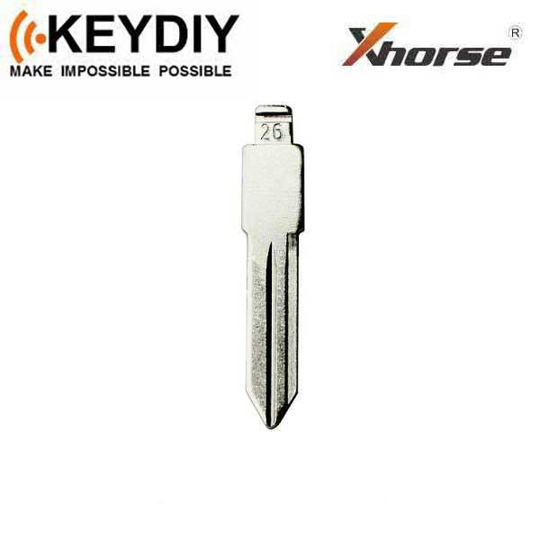 Keydiy - B102 - Flip Key Blade - #26 - For Xhorse / Keydiy Universal Remote