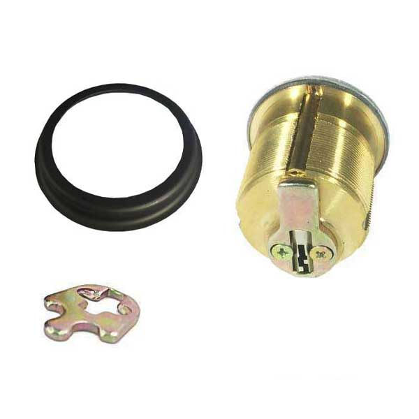 Maxtek - Premium Thumb-Turn Mortise Cylinder - 1″ / Brass or Black Finish