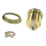 Maxtek - Premium Thumb-Turn Mortise Cylinder - 1″ / Brass or Black Finish