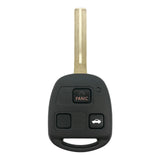 1998-2001 Lexus ES300 / SC300 / SC400 / 3-Button Remote Head Key / PN: 89070-33470 / HYQ1512V / ID4C / Long Blade / AFTERMARKET