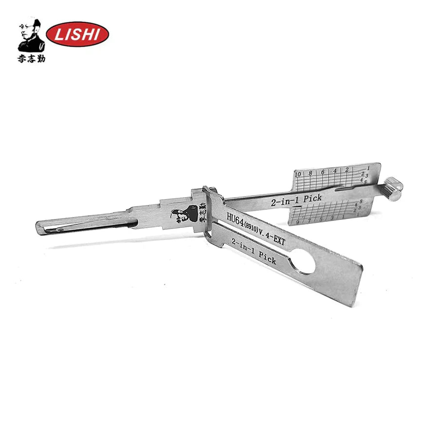 ORIGINAL LISHI - HU64-8910 V4 Mercedes Benz / 10-Cut / 2-in-1 Pick & Decoder / AG / Exterior