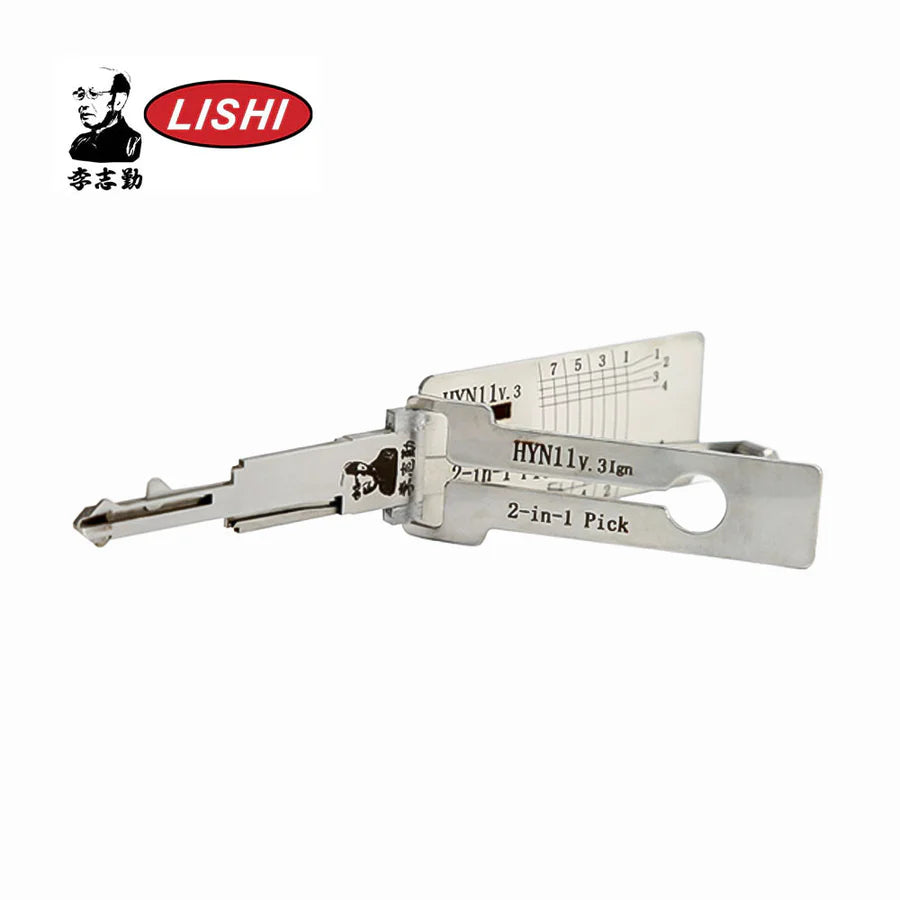 ORIGINAL LISHI - HYN11 / HY14 2in1 Pick & Decoder for Hyundai / AG