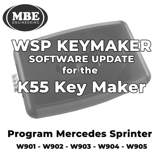 WSP Software Update for the KR55 Key Maker - W901-W905 Mercedes Sprinter Update