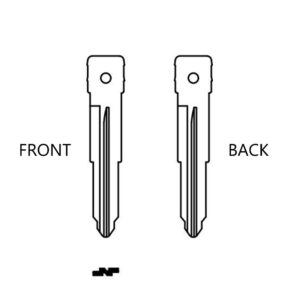MFK - MIT11R Refill Key Blank Blade for Mitsubishi GTL (10-PACK)
