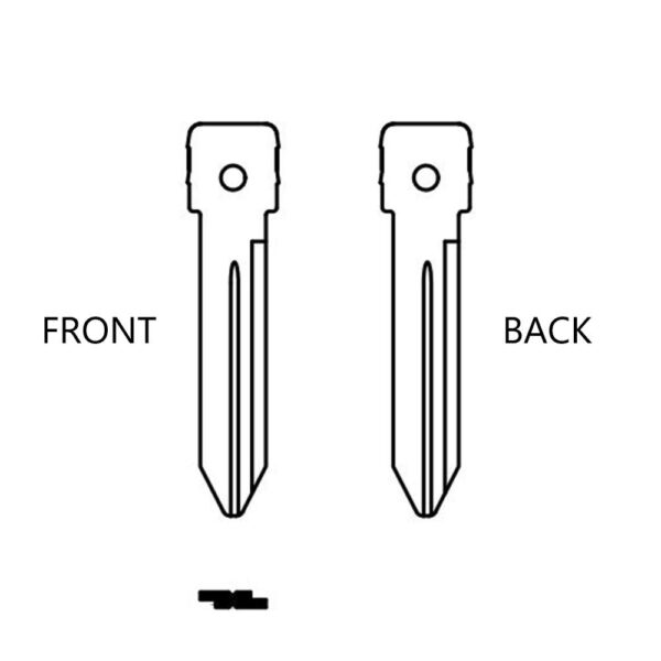 MFK - Y157 | Y159 Refill Key Blank Blade for Chrysler | GTL (10-PACK)