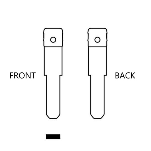 MFK- ZD30 | ZA-14 DUCATI Multi - Function Key Blade for Motorcycle (10-PACK)