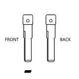 MFK - HU66 Refill Key Blank Blade for VW | Audi | Porsche | GTL (10-PACK)
