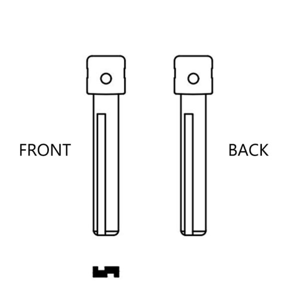 MFK - HY18 Refill Key Blank Blade for Hyundai | GTL (10-PACK)