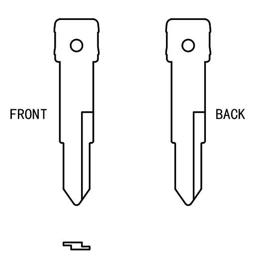 MFK - HONDA HON31R / HOND-4D MULTI – FUNCTION KEY BLADE FOR MOTORCYCLE (10-PACK)