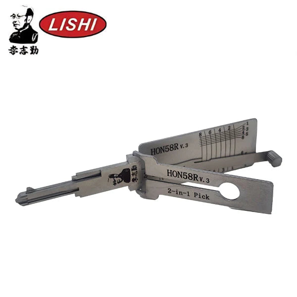 ORIGINAL LISHI - HON58R HD103 HD106 Honda / 8-Cut / 2-In-1 Pick & Decoder / AG