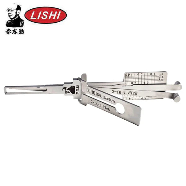 ORIGINAL LISHI - HU101 Cut Out V3 Ford / 10-Cut / 2-in-1 Pick & Decoder / AG