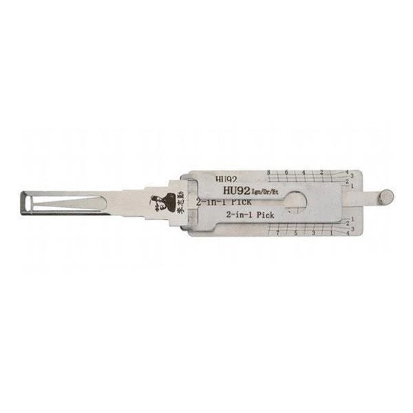 Original Lishi BMW 2 Track 2 In 1 Pick and Decoder Twin Lifter HU92