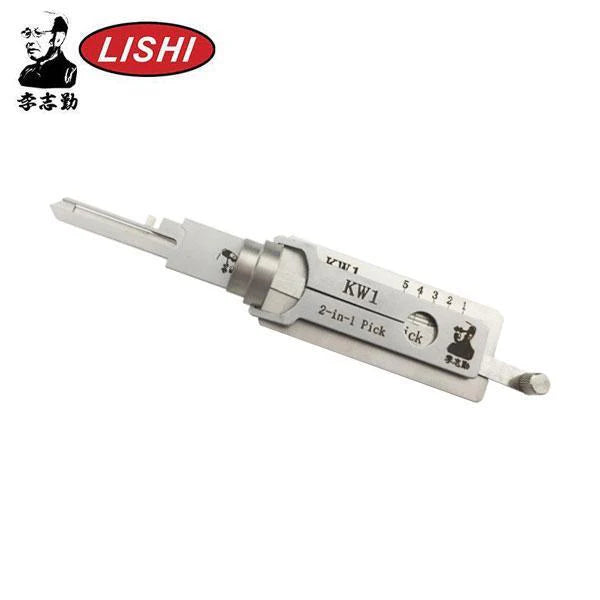 ORIGINAL LISHI - KW1 / 5-Pin Kwikset Keyway Tool / 2-in-1 Pick / AG