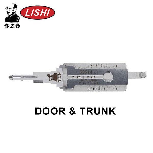 ORIGINAL LISHI - NSN14 Nissan Infiniti / 8-Cut / 2-in-1 Pick & Decoder / DR & BT / AG