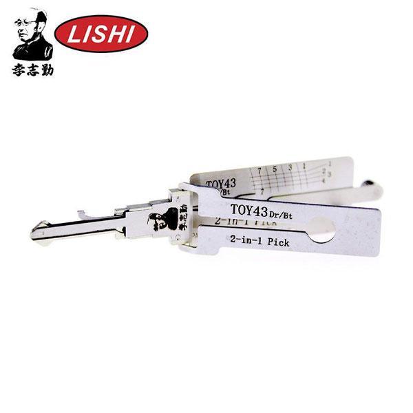 ORIGINAL LISHI - TOY43 Toyota / 8-Cut / 2-in-1 Pick & Decoder / DR & BT / AG