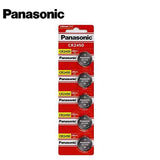 Panasonic CR2450 3V Lithium Battery 5-Pack