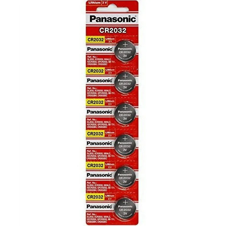 Panasonic / Philips CR2032 3V Lithium Battery 5-Pack