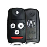 2009-2014 Acura TSX / 4-Button Remote Flip Key / PN: 35119-TK4-305 / MLBHLIK-1T / OEM REFURB