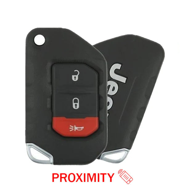 2018-2021 Jeep Gladiator / Wrangler / 3-Button Smart Flip Key / PN: 68416782AA / OHT1130261 / SIP22 / OEM REFURB
