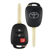 2021-2022 Toyota Tacoma / 3-Button Remote Head Key / PN: 89070-04060 / HYQ12BGG / H Chip / OEM REFURB