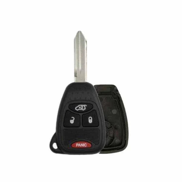 2004-2016 Chrysler / Jeep / Dodge / 4-Button Remote Head Key Shell / Y159 / OHT692427AA / Super Strong / AFTERMARKET