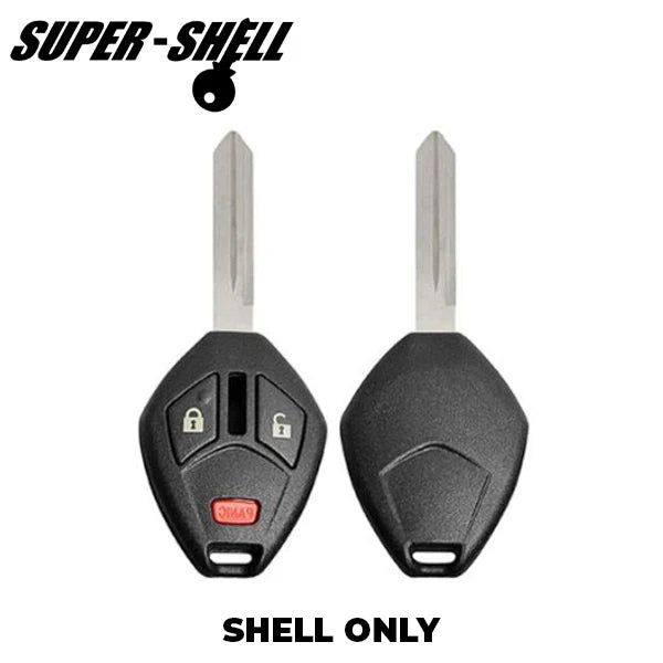 2006-2007 Mitsubishi Endeavor 3-Button Remote Head Key SHELL / MIT6 / OUCG8D-620M-A / AFTERMARKET