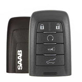 2011 Saab 9-4X | 5-Button Smart Key | PN: 25849810 | NBG009768T | OEM NEW