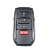 2023-2026 Toyota Camry / Corolla / 4-Button Smart Key / PN: 8990H-AQ010 / 8990H-02470 / HYQ14FBW / 4A CHIP / AFTERMARKET