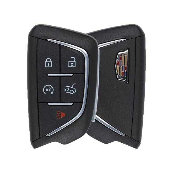 2020-2026 Cadillac CT4 / CT5 / 5-Button Smart Key / PN: 13536990 / YG0G20TB1 / 433 MHz / OEM REFURB