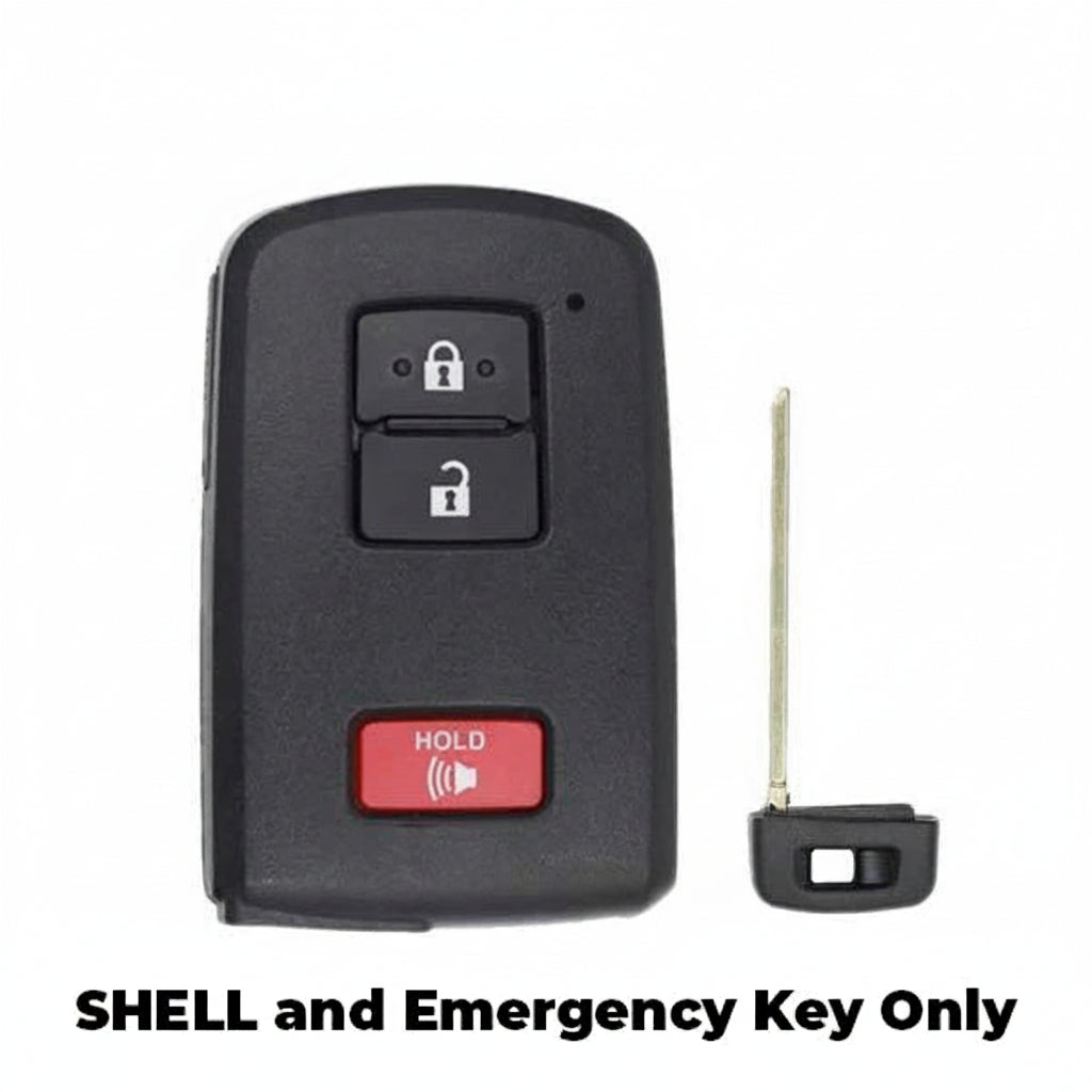 Toyota Tundra Sequoia Rav4 Highlander Smart Key Shell 2+1 Buttons