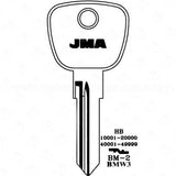 JMA BMW HU50/X144 Metal Key Blank